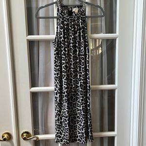 Michael Kors leopard print shift dress.